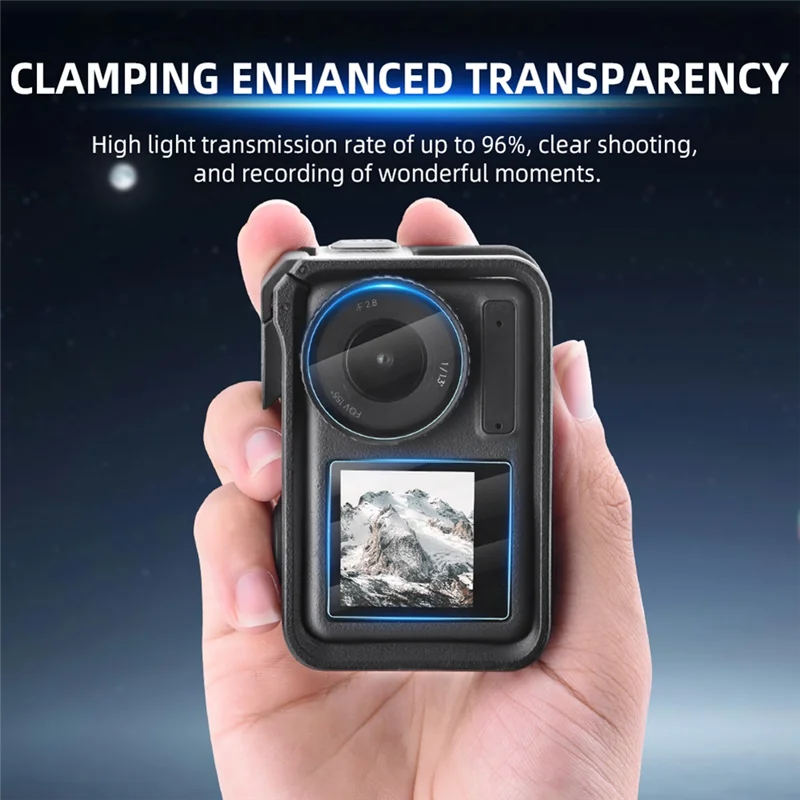 New!Camera AR Films Kit For DJI Osmo Action 4 Front Rear Screen Protector Lens Protective Film