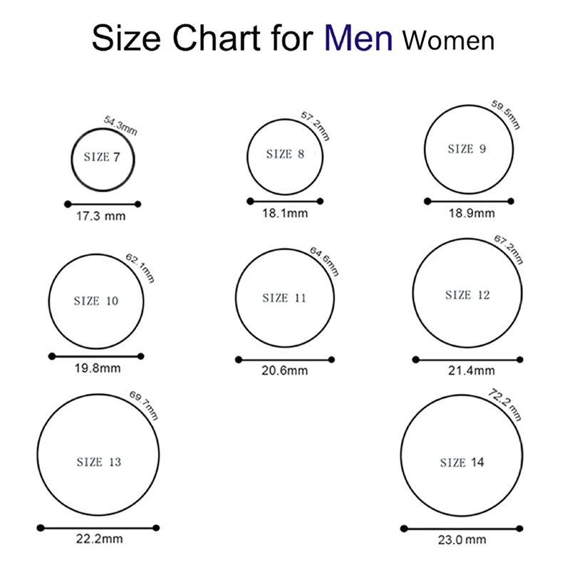 ABQR 8mm Popular 7-14 Size for Men Women Silicone Cool Rings Silicone Wedding Ring Environmental Outdoor Sports RingX2 7