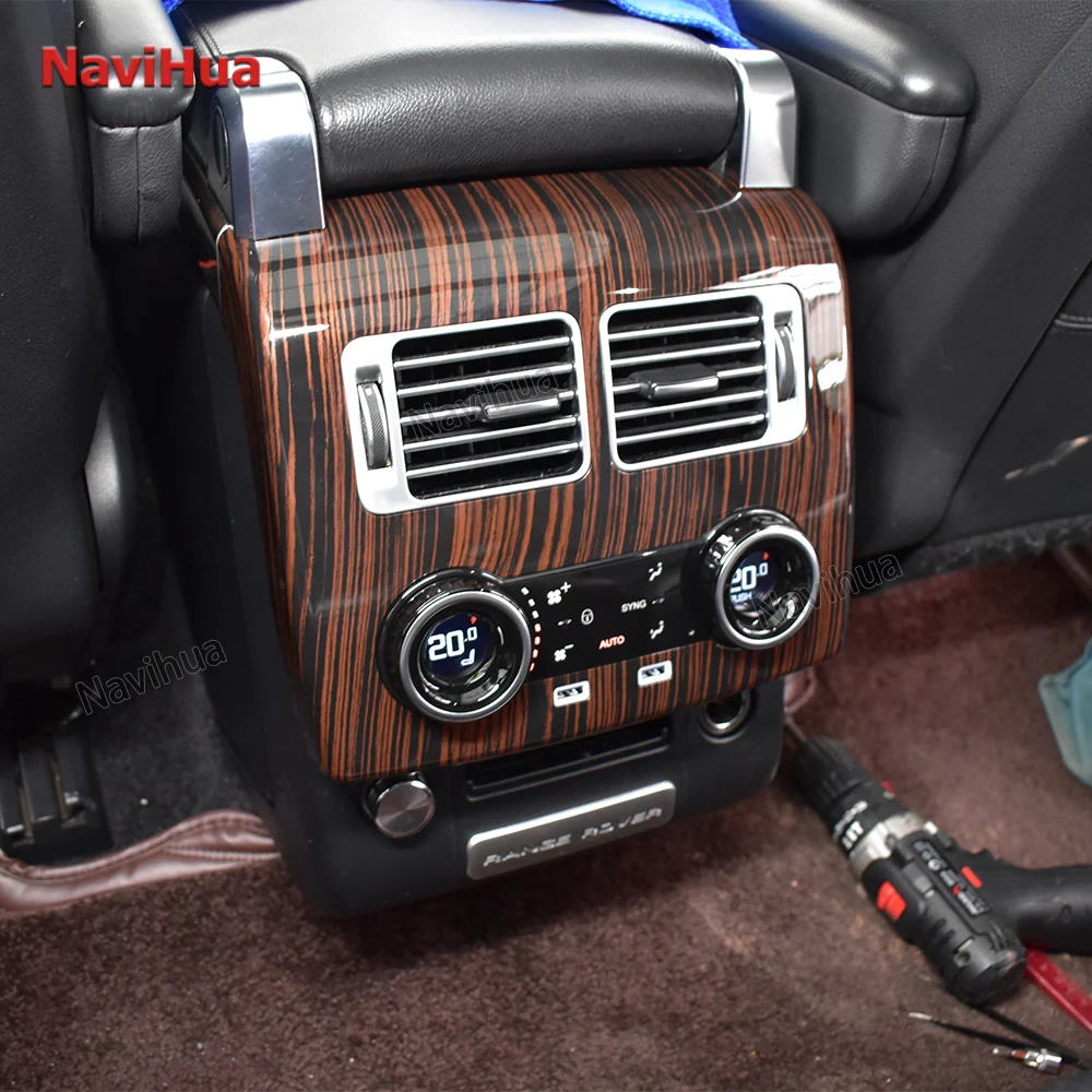 New Upgrade for Range Rover Vogue L405 2013 2017 Auto Interior Upgrade Car Digital Rear Seat AC Control LCD Screen Panel