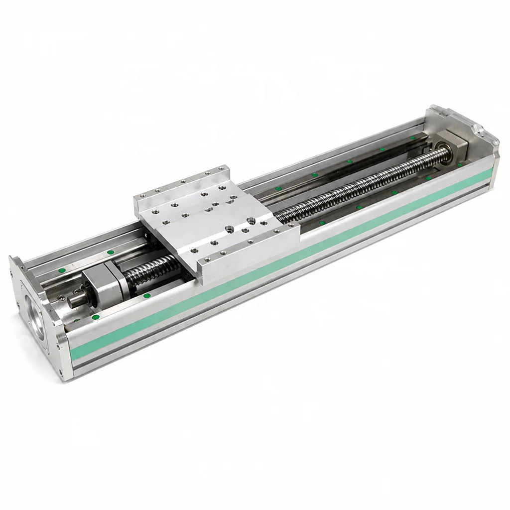 QIGE Ball Screw Driven Motorized Linear Stage Bearing Core Components 300mm Effective Stroke 50kg Load 4001-5000mm/s