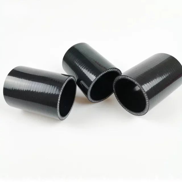 Reinforced Straight Silicone Coupler Tubing Hose Turbo Intake Pipe Black ID 10mm 13mm 16mm 19mm 22mm 25mm 32mm 38mm 41mm 45mm