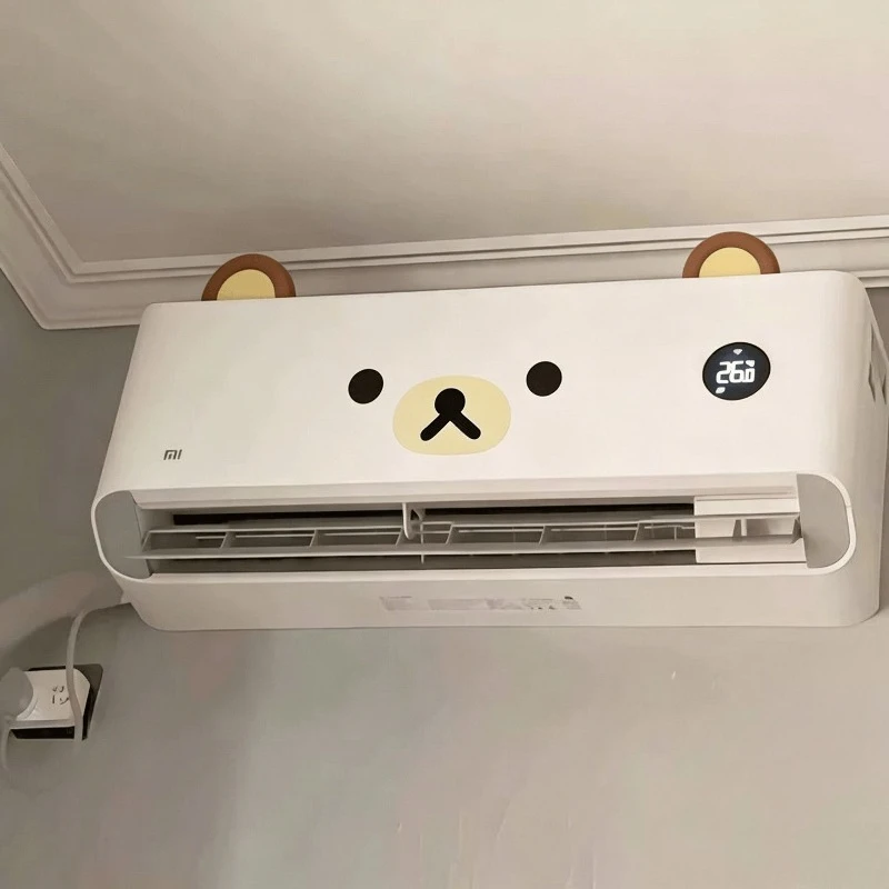 Rilakkuma air conditioner sticker diy air conditioner shell decorative expression sticker hanging air conditioner universal - view 6
