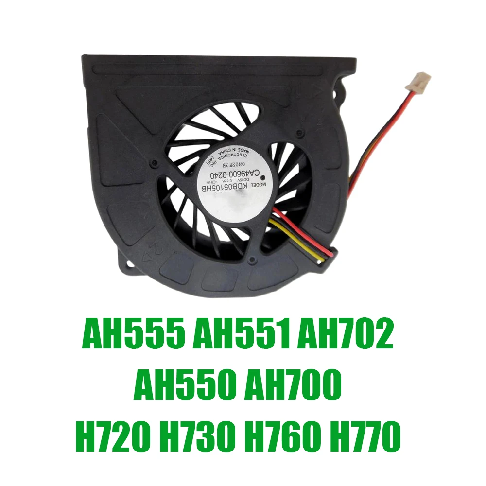 

For Fujitsu For LifeBook AH555 AH551 AH702 AH550 AH700 For Celsius H720 H730 H760 H770 DC5V Replacement Laptop CPU Fan
