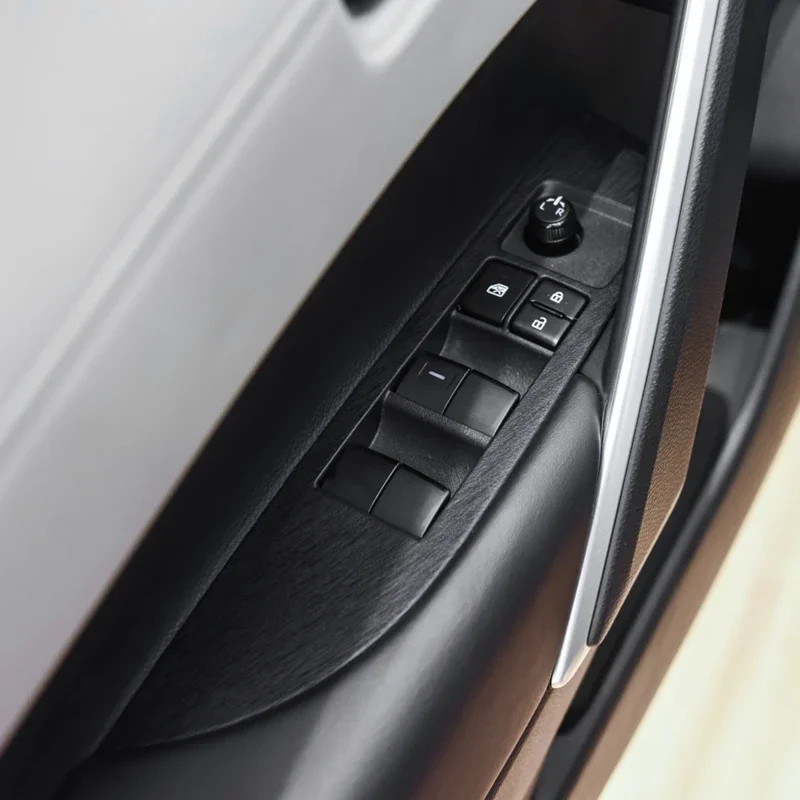 

Car Carbon Interior Sticker Auto Lifting Window Panel Decal For Toyota Corolla Cross 2021-2026 Gear Inner Door Protective Film