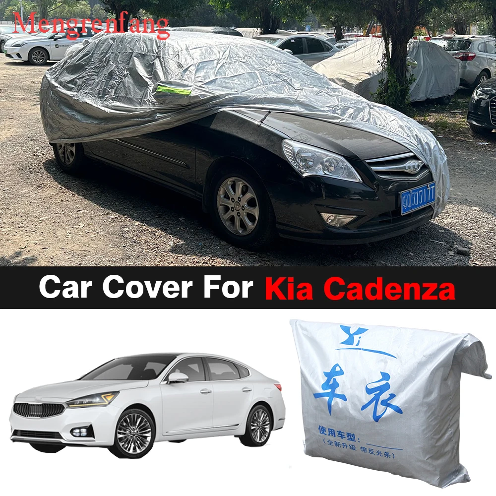 Full Car Cover For Kia Cadenza K7 Outdoor Auto Sun Anti-UV Rain Snow Resistant Cover Dust Proof