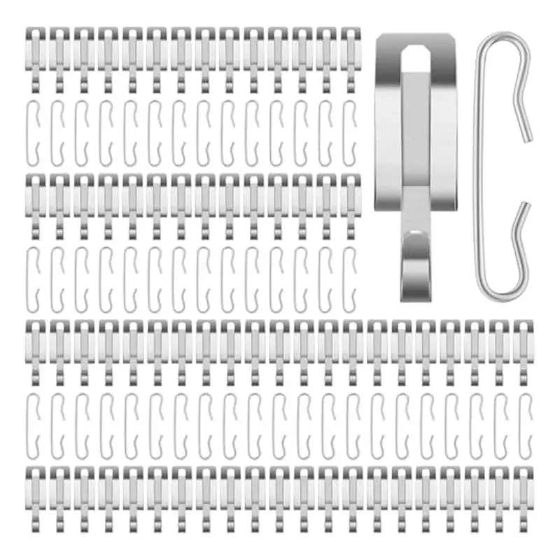 HLZS-192Pcs Heat Cable Roof Clips Cable Clips And Spacers Kit Cable Wire Clips Gutter Clips Outdoor Cable Clips Heater Clips Dur