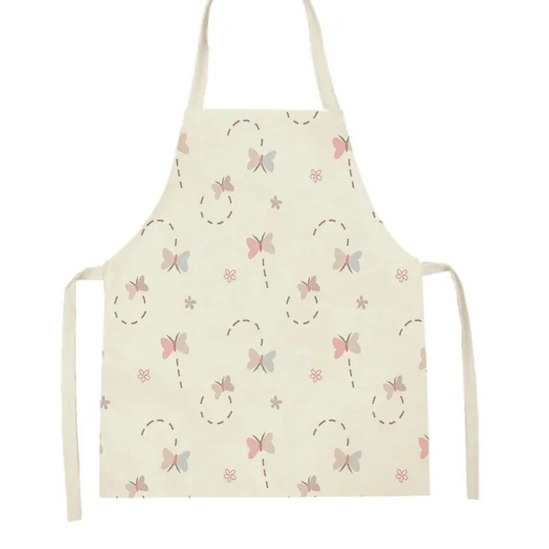 

Kawaii Space Cat Astronaut Kitchen Apron Stars Planet Print Cooking Baking Pinafore Nordic Style Art Painting Bib for Kids Women