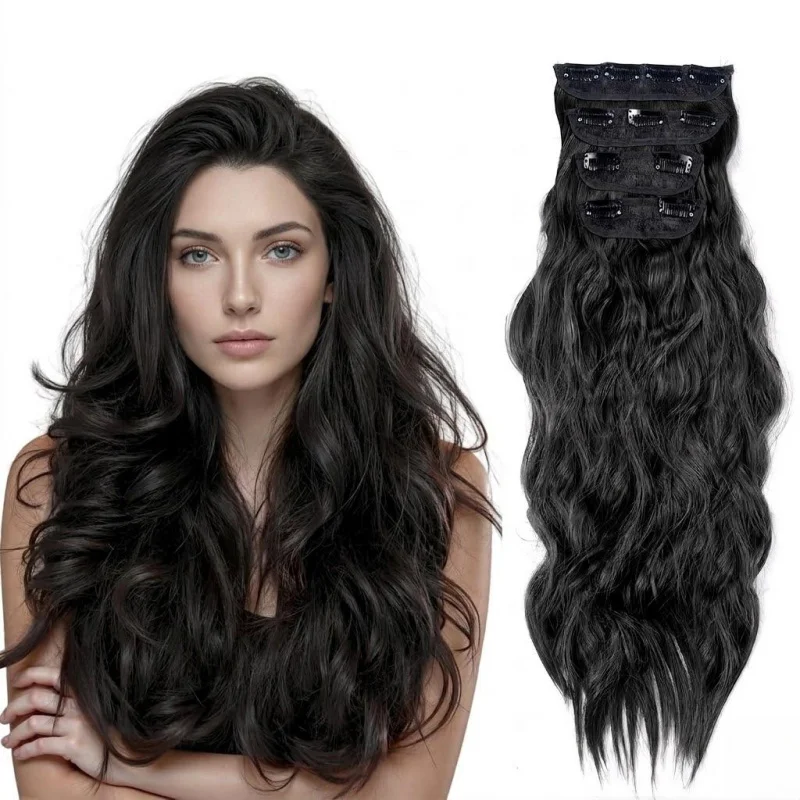 extensoes-de-cabelo-sintetico-ondulado-e-cacheado-de-20-polegadas-de-comprimento-estilo-classico-preto-design-pratico-com-clipe-perfeito-para-uso-diario