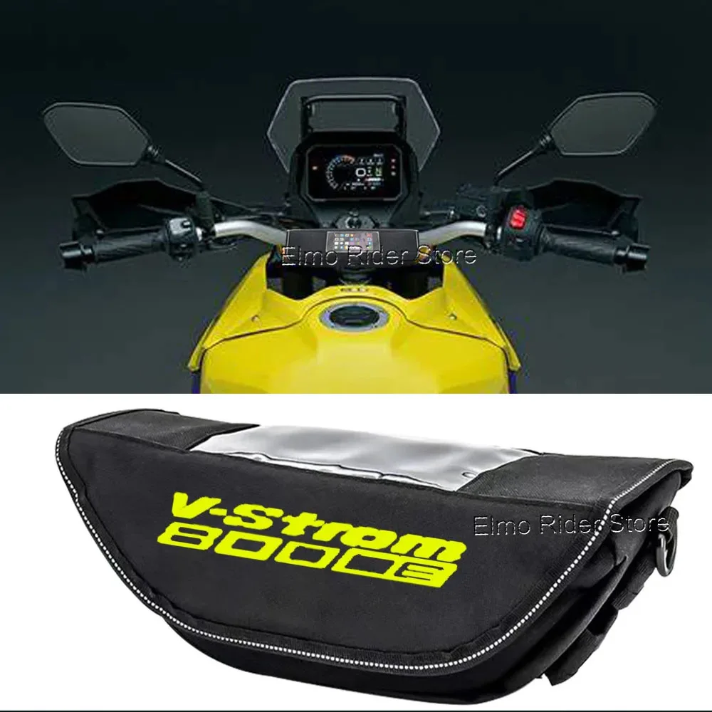 Motorcycle Waterproof And Dustproof Handlebar Storage Bag Shock-proof Navigation Bag For Suzuki V-Strom 800DE V-Strom 800DE 2023