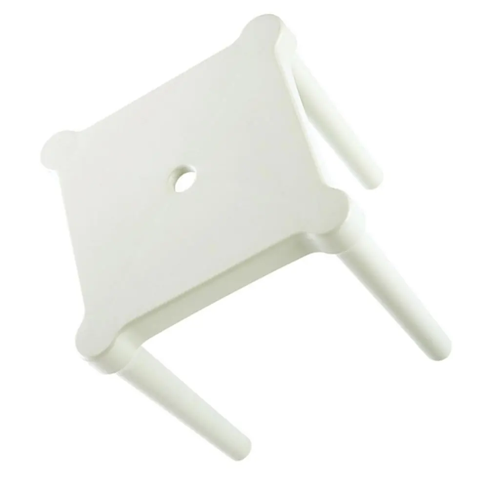 

Portable Small Chair White Stool Detachable Anti skid Furniture Chairs Breathable Comfortable Plastic Seat Thick