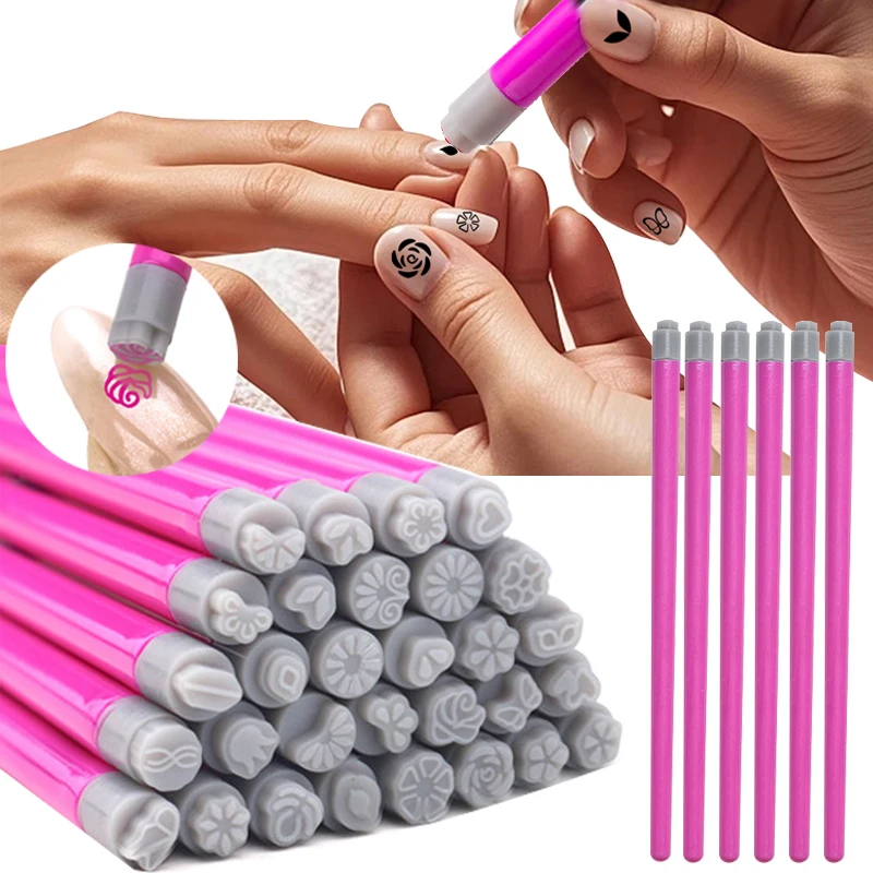 ชุดปากกาแต่งเล็บลายดอกไม้ผีเสื้อ 3/6/15 ชิ้น สำหรับทำเล็บ DIY ลายกราฟฟิตี้ แต่งเล็บ จุดลาย ขัดเงา ระบายสี วาดลาย อุปกรณ์ทำเล็บ