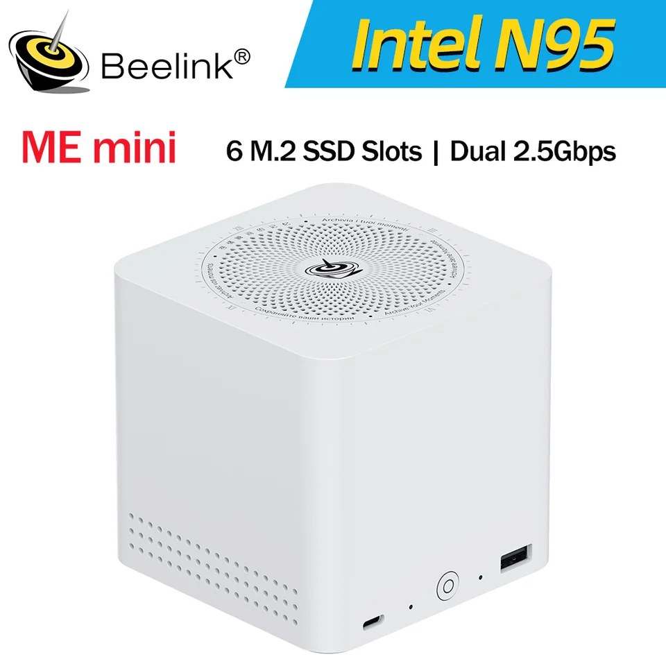 Beelink ME Pro Mini NAS Intel Twin Lake N95 N150 LPDDR5 4800MHz