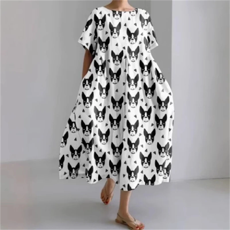 Col rond manches courtes hauts femmes imprimé Animal fleuri coton comme Blouse décontracté usage quotidien mode femme t-shirts été