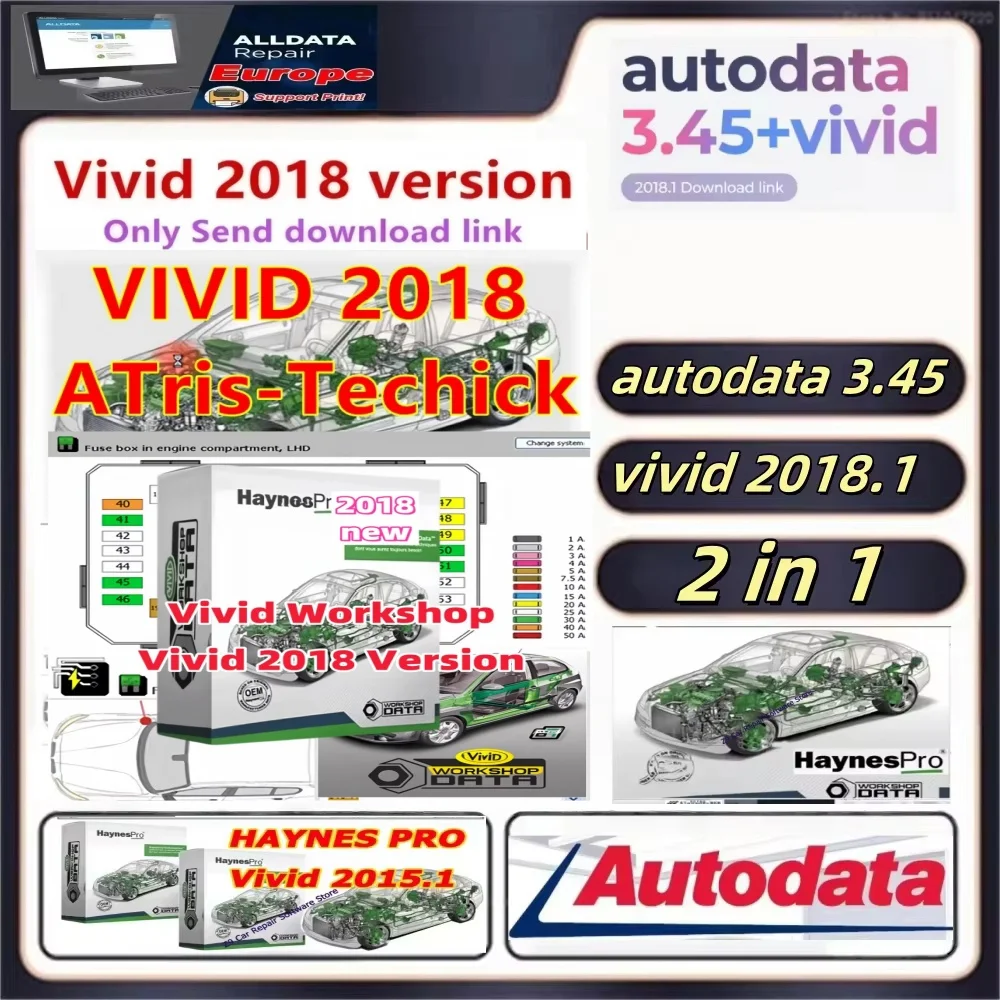

Software de reparación de automóviles Vivid 2018+ autodata 3.45 TAtris-Stakis Technik 2018.01V Multi idiomas con inst