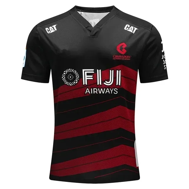 New Arrival Summer Crusaders Super Rugby Home Jersey 2024 Rugby Jersey Training Jersey Crusaders Mens size S--3XL--5XL