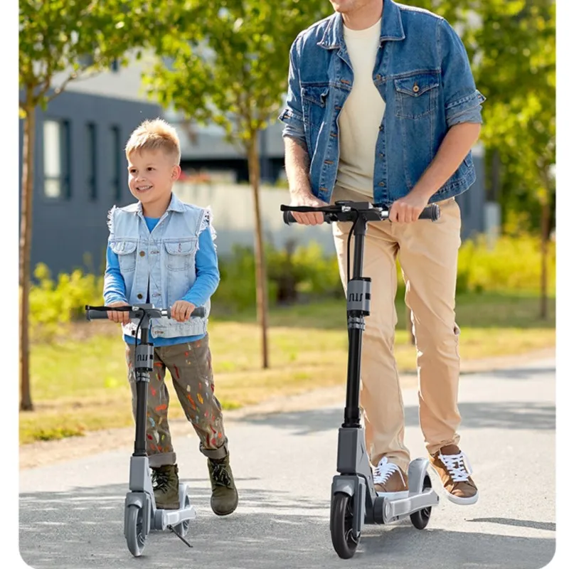 Adult Handbrake Scooter Urban Campus Children And Teenagers Foldable And Portable Two Wheeled Scooter For Work Patinete Infantil