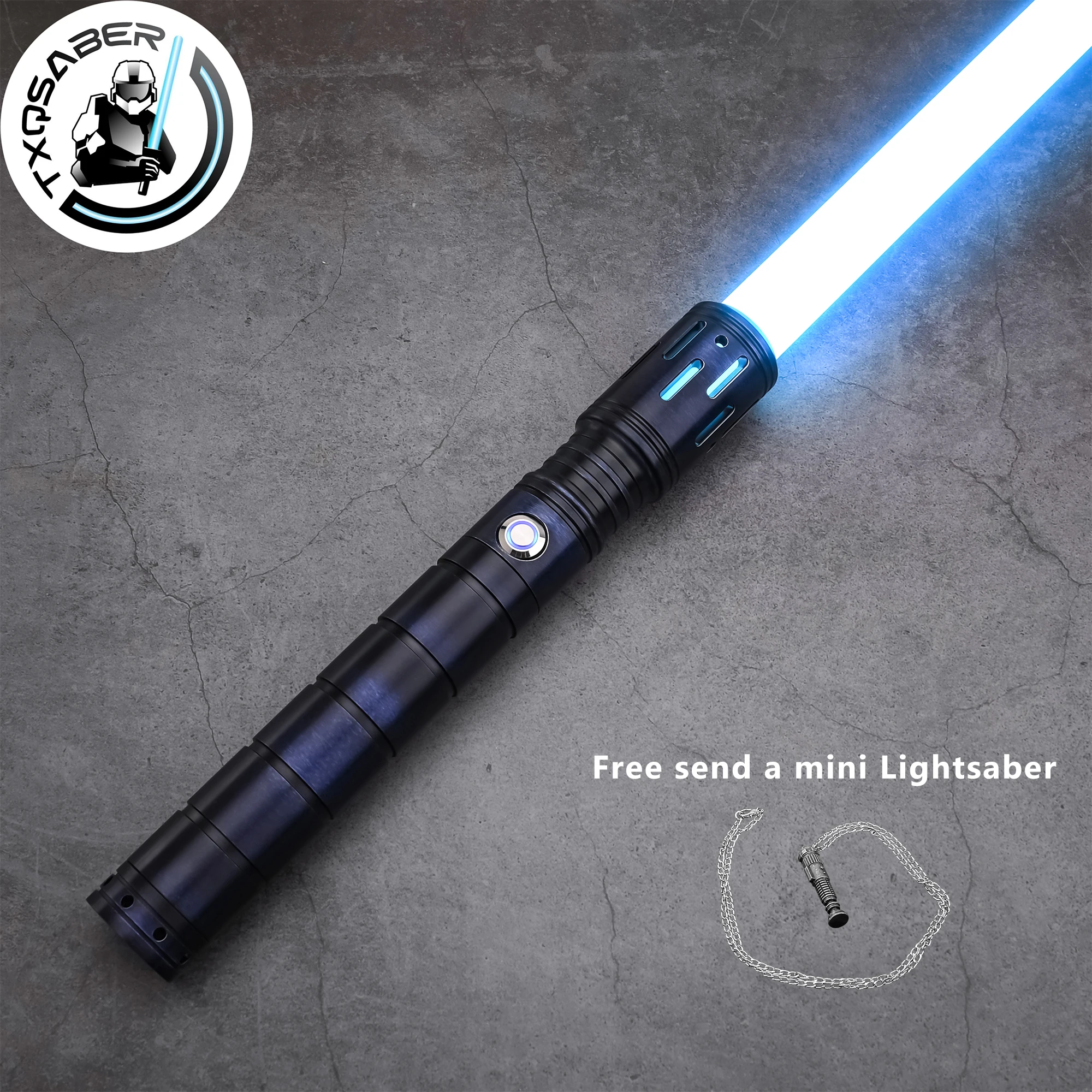 

TXQSABER Lightsaber Pixel SDRGB Laser Sword E08 Metal Handle Heavy Dueling12 Colors Changing Smooth Swing FOC Laser Sword Toys
