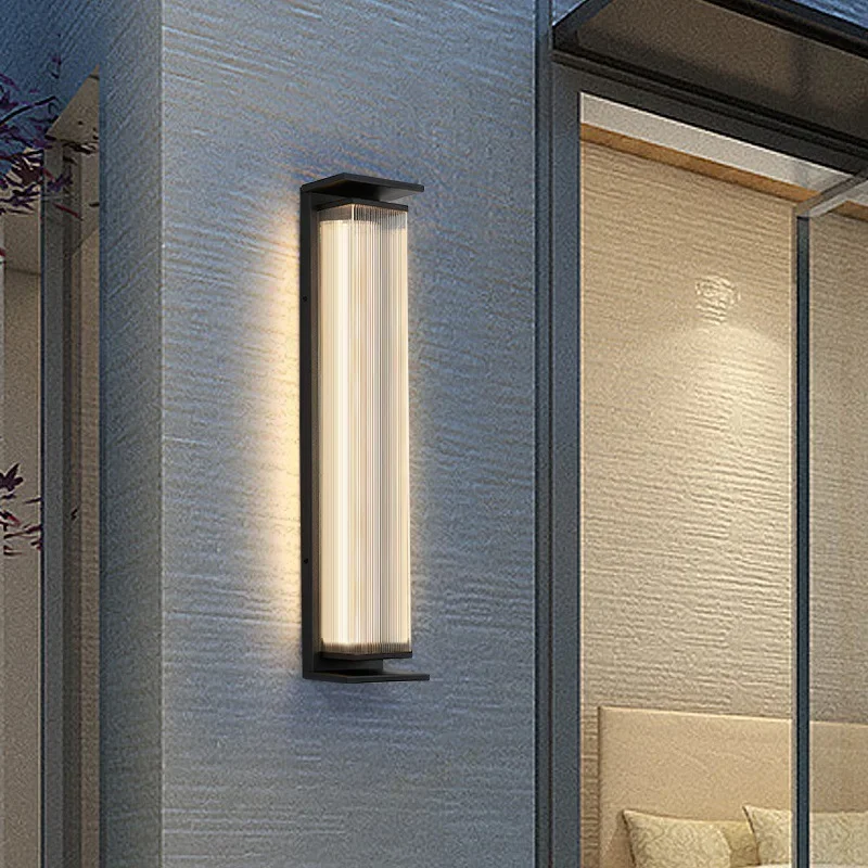 

Outdoor Waterproof Wall Lamp Modern IP65 LED wall Light Courtyard Sconces For Hotel External wall Decor Light Fixture