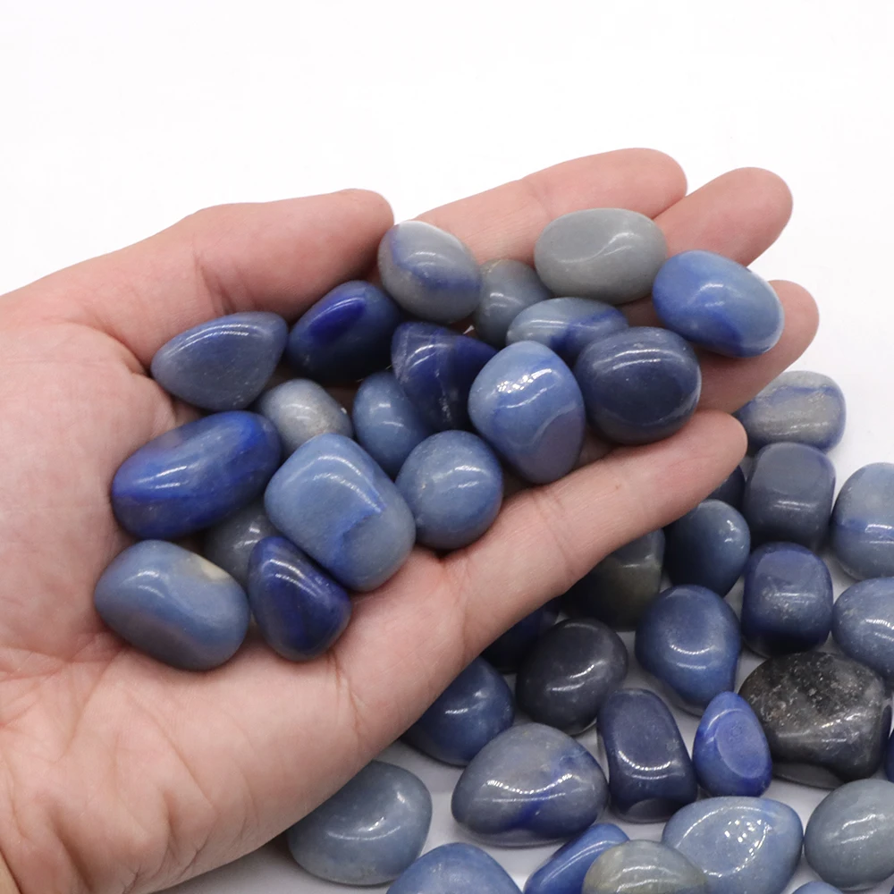 Natural Bulk Crystal Stones Blue Aventurine Reiki Healing Polished Energy Chakra Beads Gravel Specimen Aquarium Collection