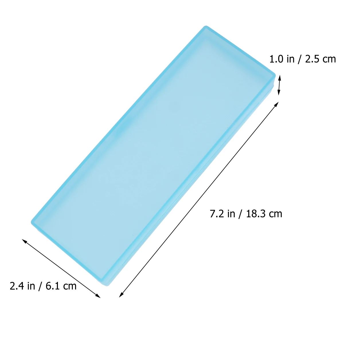 

4pcs Stationery Box Translucent Frosted Pencil Case Students Pencil Box Pencil Storage Case (Medium Size White Green)