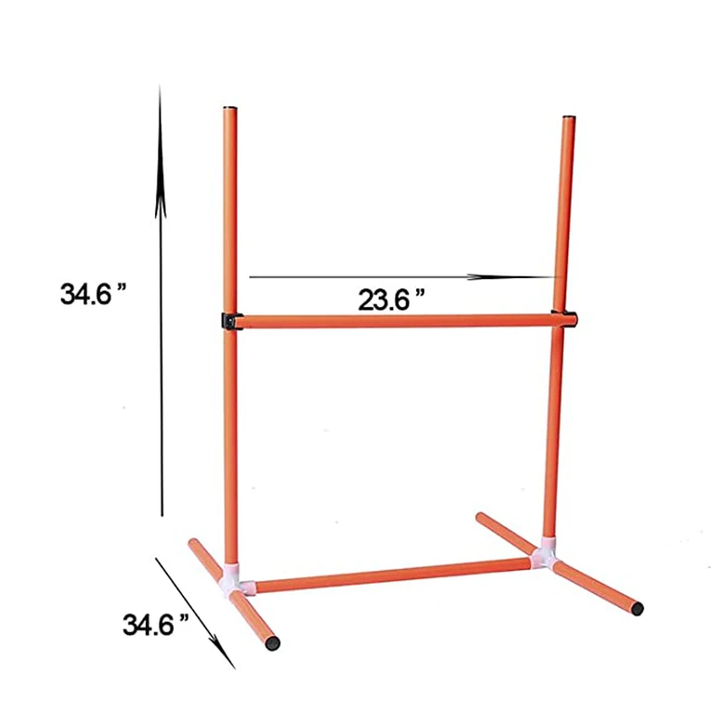 Starter Kit for Dog Agility Training Outdoor Pet Games with Obstacle Hurdles for Active Doggie