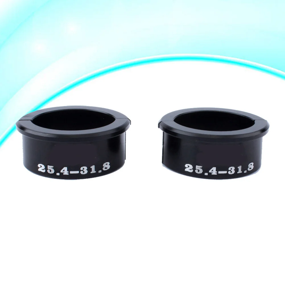 4Pcs Handlebar Conversion Chip Clamp Lightweight Machined Aluminium Increase Shims for Bike Handlebar 25.4mm to 31.8mm Upgrade