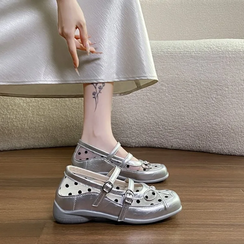 Women's 2026 New Shoes Summer Mesh Breathable Splice Casual Non-slip Low-top Shoes