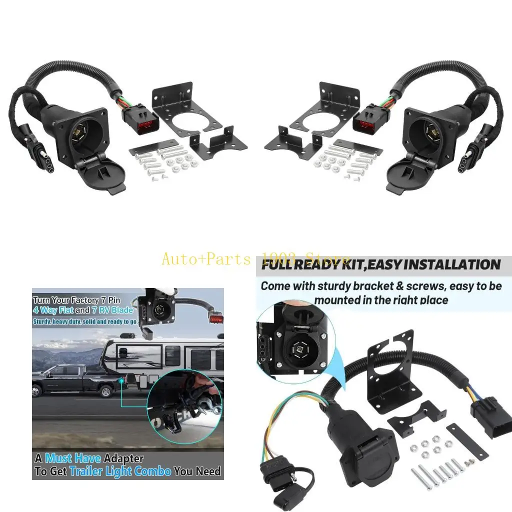 

E21C Heavy Duty Trailer Connector 10P To 4+7 Pin Plug With Dustproof Cover 56038366AB