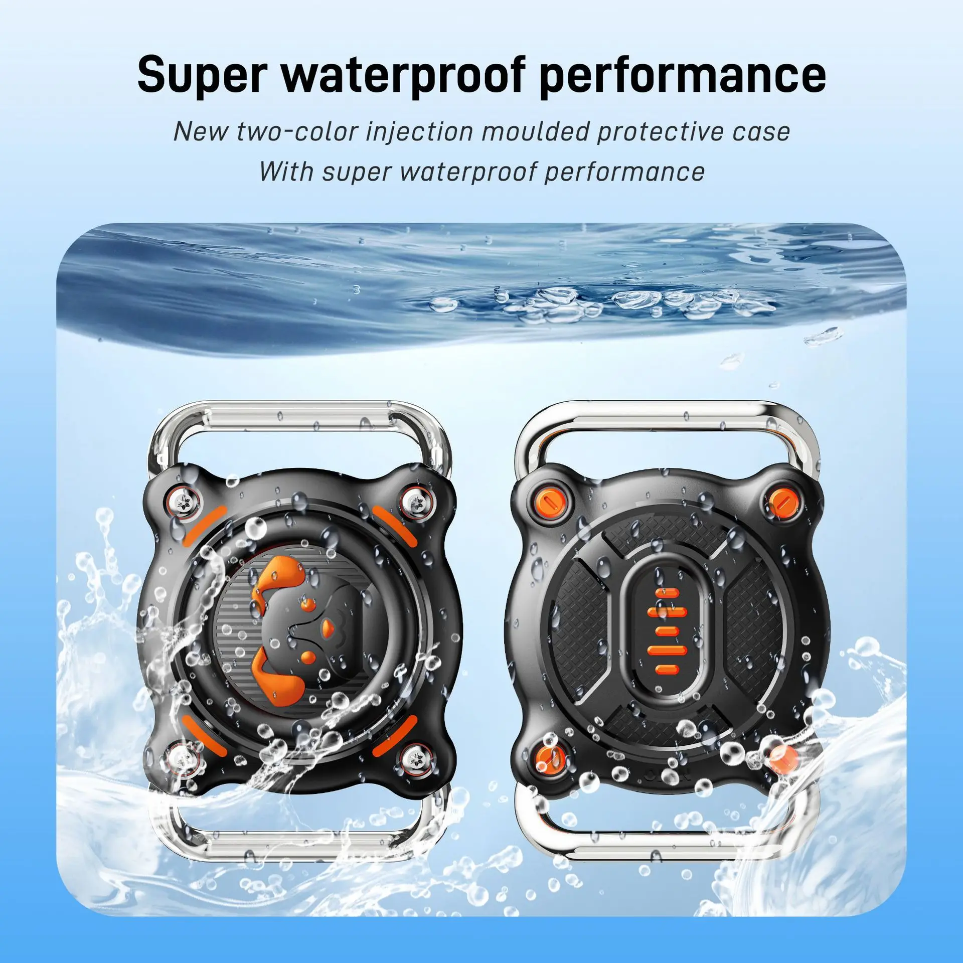 ที่ยึด AirTag สำหรับปลอกคอสุนัข ปลอกคอ AirTag สำหรับสุนัข พร้อมห่วงโลหะแบบถอดได้ เหมาะสำหรับปลอกคอกว้าง 1.2 นิ้ว สำหรับเคส Apple AirTag