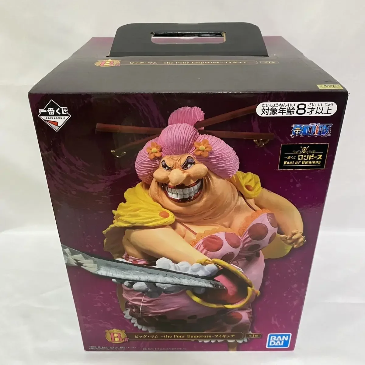 Bandai Original One Piece Ichibansho Kuji Charlotte Linlin Water Law Eustass Kid Ceramic Bowl Figures Anime Action Model Gift