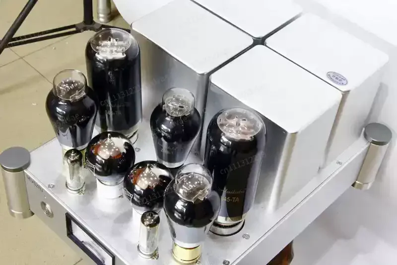 High Fidelity Class A Tube Amplifier, 300B 2A3 845 High Power Silver Wire Amplifier for Audiophiles