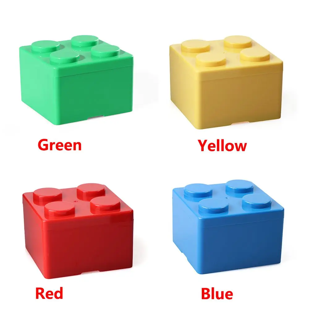 New Creative Storage Box Vanzlife Building Block Shapes Plastic Saving Space Box Superimposed Desktop Handy Office House Keeping