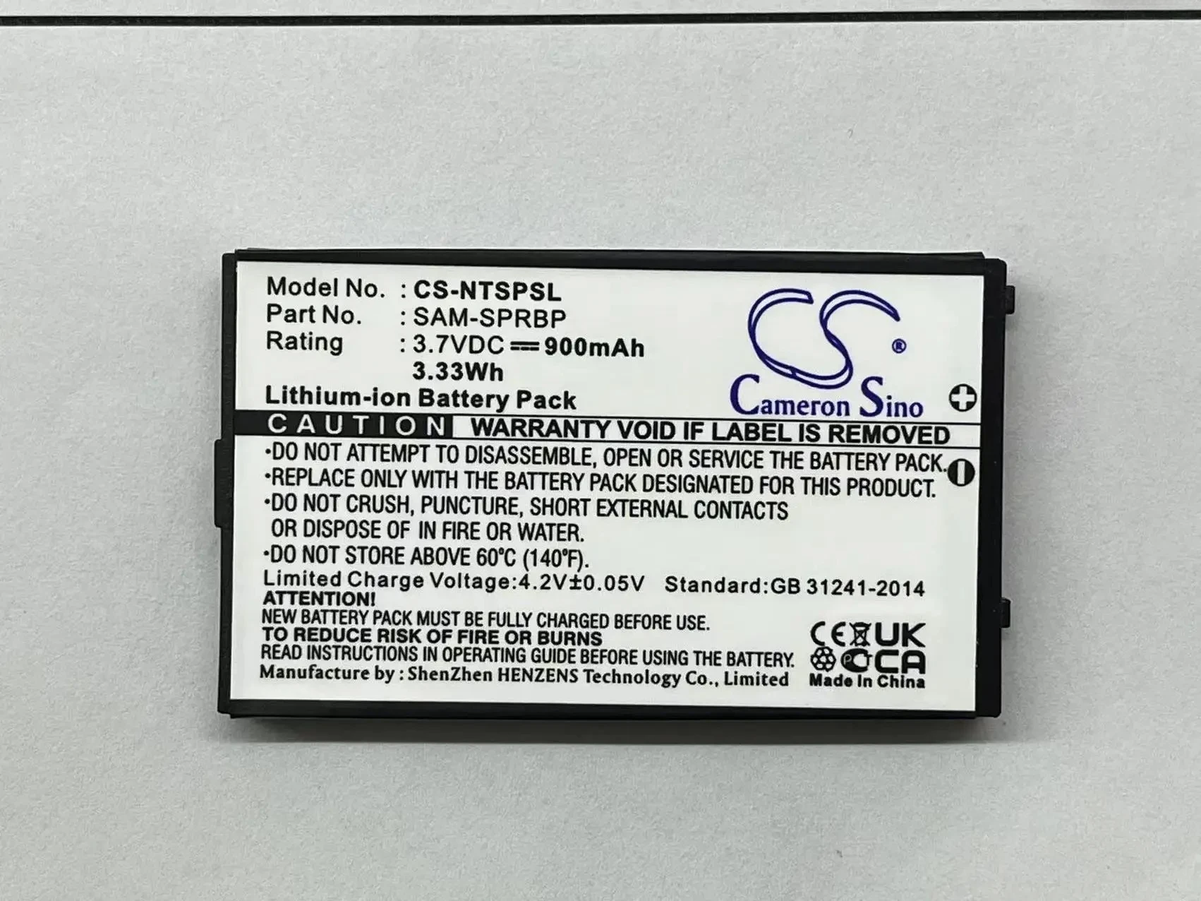 Cameron Sino 900Mah…