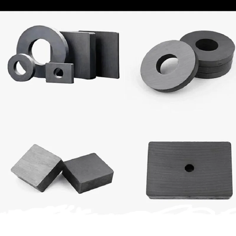 1/2/5/10Pcs Y30 Ring Ferrite Magnet 45*8 mm Hole 22mm Permanent magnet 45mm x 8mm Black Round Speaker 45X8 45-22*8MM