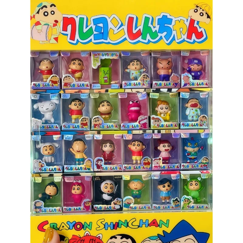 Crayon Shinchan Mini-size Blind Box Toys Anime Action Model Doll Gifts Toys Collect Ornaments Gifts