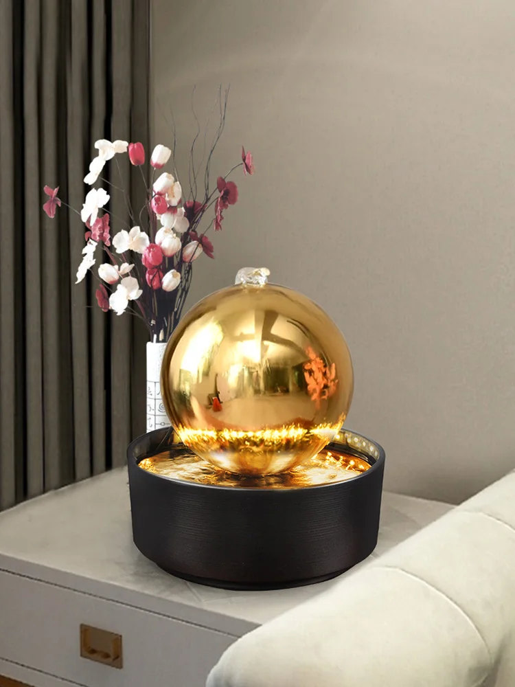 

Modern Light Luxury High-Grade Crafts Circulating Water Flowing Water Ornaments Fountain Waterscape