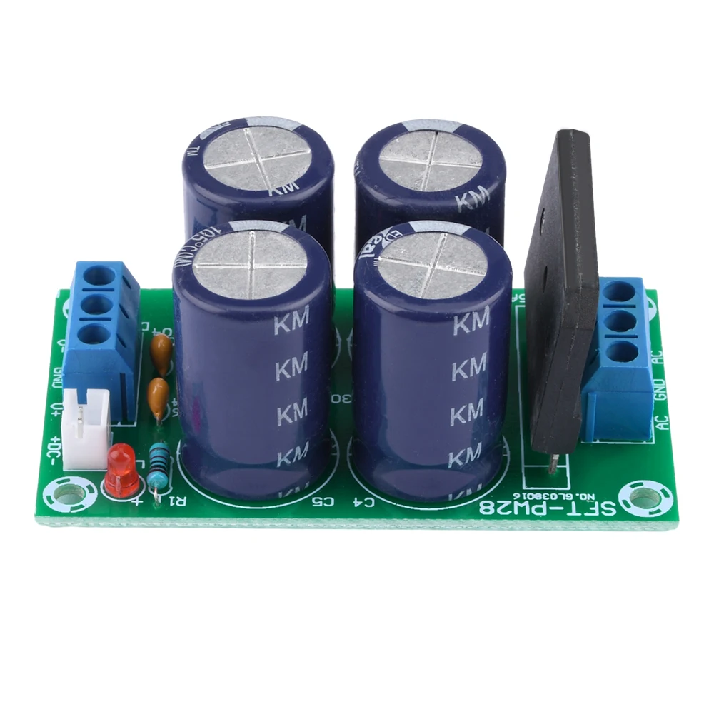 PW28 Dual Power Filter Power Amplifier Board Rectifier High Current 25A Flat Bridge Unregulated Power Supply Board