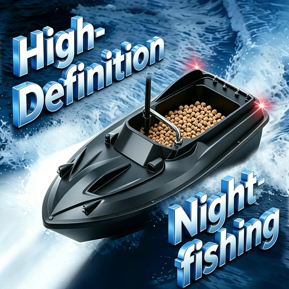STLF Bait Boat 500m Remote Control GPS Auto Return 2KG Load Capacity Carp Fishing ABS