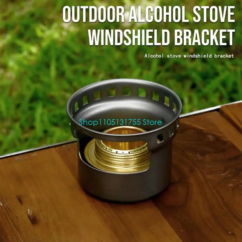 K0EF Wind Resistant Outdoor Stove Carrying Bag Stable Cooking Performances Small