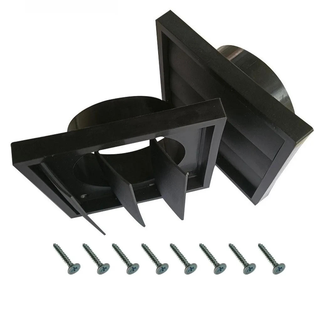 for exhaust Hood for Ventilation Systems Compatible with Tumble Dryers and Range Hoods Sizes 100 125 150mm White PP Material