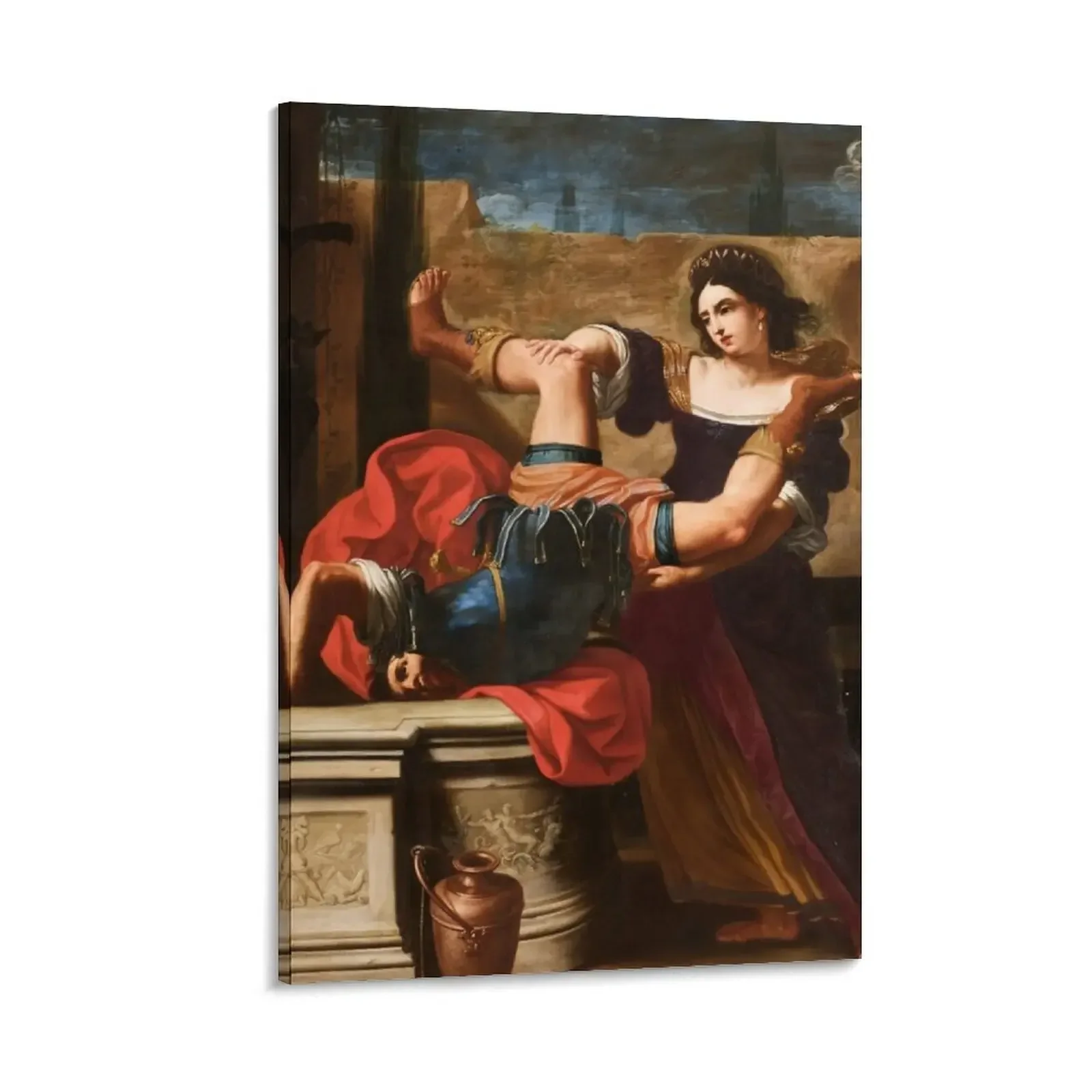 

Timoclea - Elisabetta Sirani Canvas Painting art wall decoration korean room decor Wall decoration poster