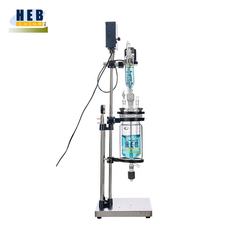 HEB-5L Jacketed Glass Reactor 5L price