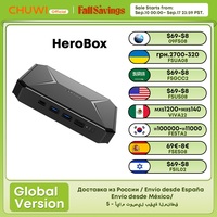 CHUWI HeroBox Intel Celeron N100 Mini PC Up To 2.7GHz Mini PCs 8GB RAM 256GB SSD Windows 11 Mini Desktop Computer