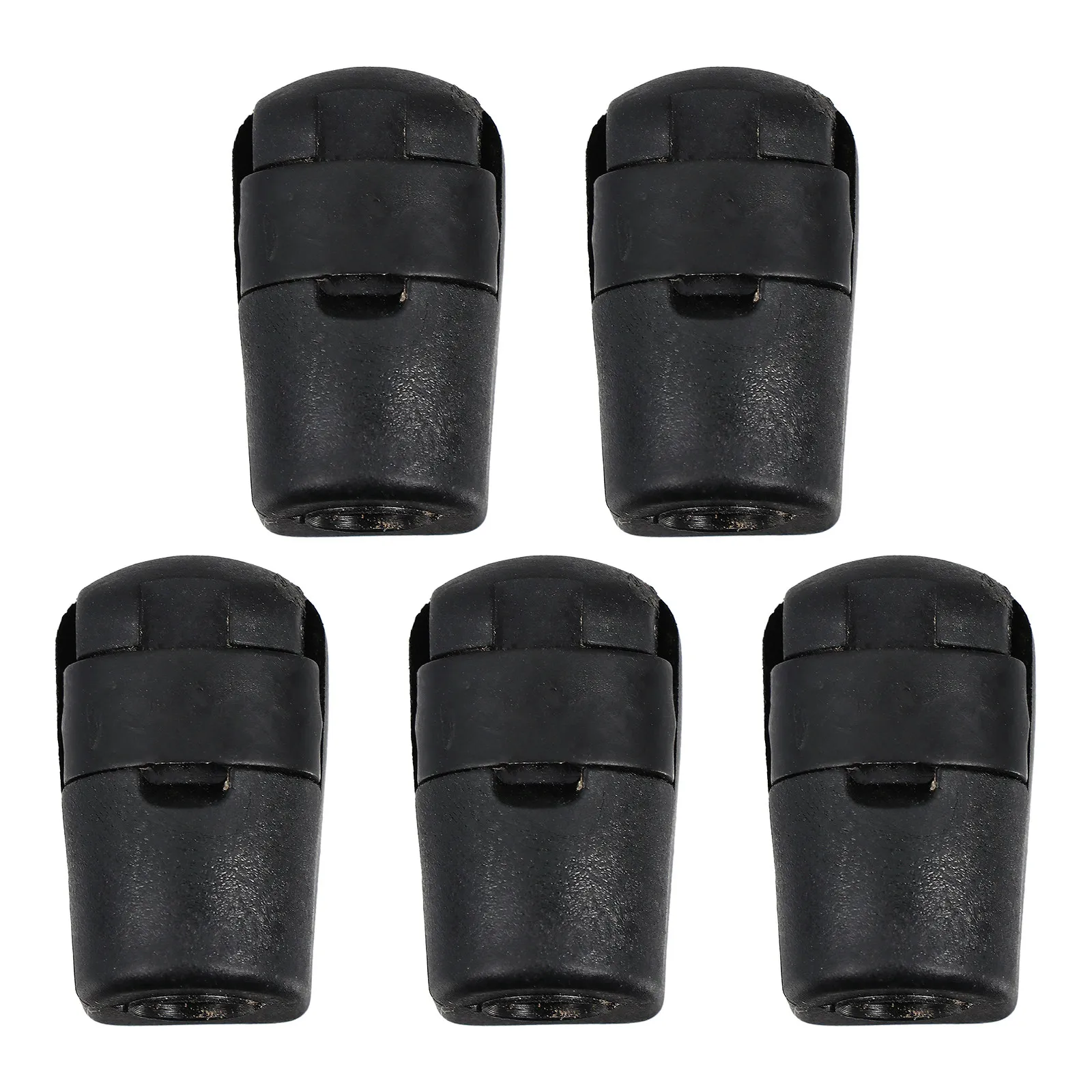 5Pcs Gas Spring End Fitting Connectors Durable Premium Material Easy Removal Quick Release Substitutes Black Connector