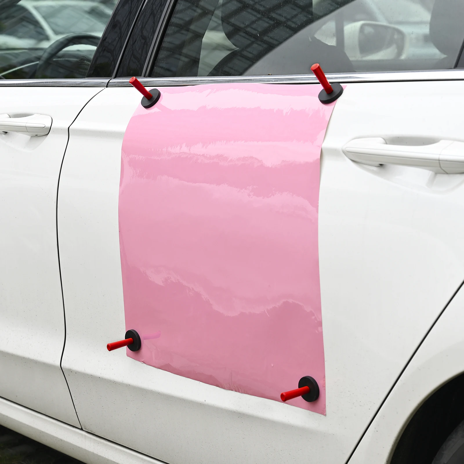 FOSHIO-soporte magnético fuerte para envoltura de coche, herramientas de Instalación de película de vinilo de fibra de carbono, fabricación de letreros, fijador magnético de tinte de ventana