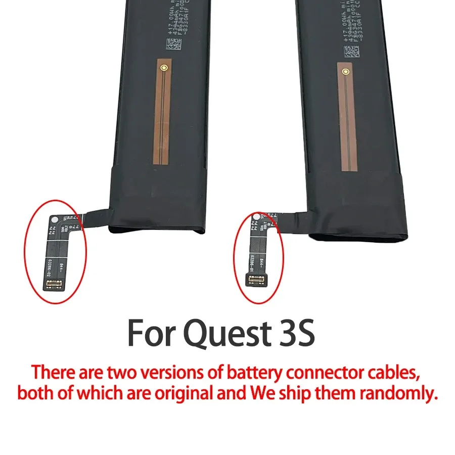 Meta Quest 2、3、3s VRヘッドセット用純正バッテリー、リチウムイオン