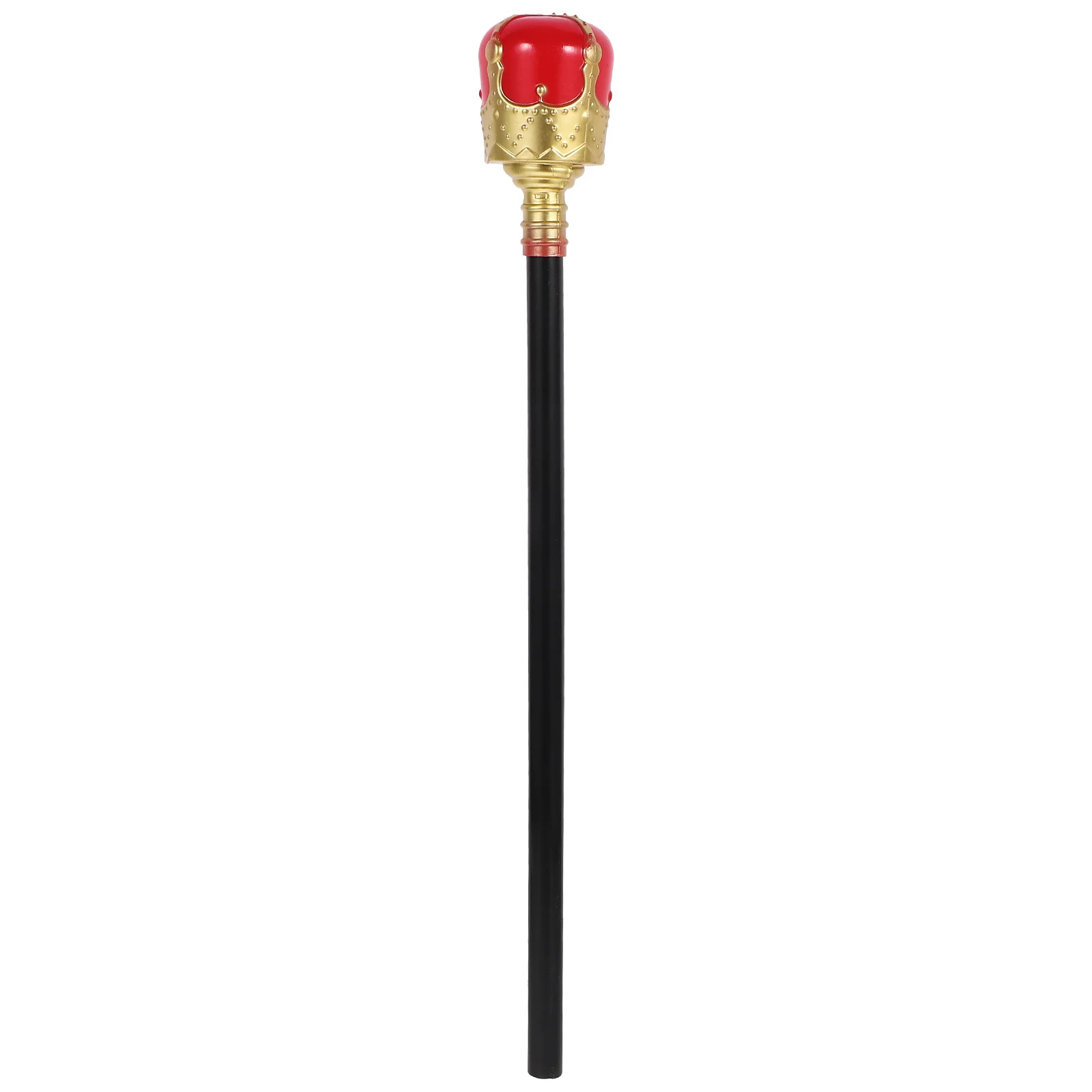 

King Cane Prop Halloween Cosplay Accessory Costume Dress Up Scepter Party Decor Walking Stick For Masquerade Carnival