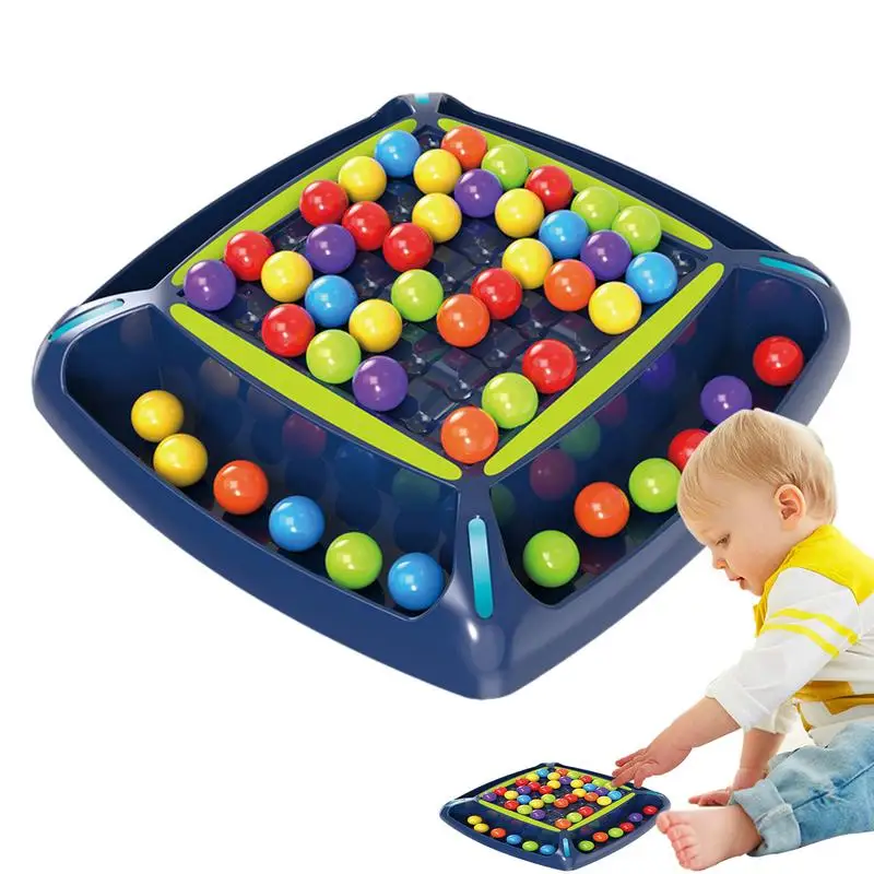 

Color Ball Board Game Color Sorting Stacking Toys Fine Motor & Cognitive Skills Development Educational Counting Game For Kids