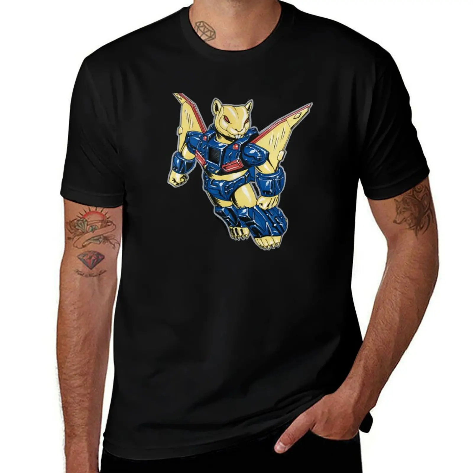 

Warrior Flying Squirrel T-Shirt t shirt man casual man t shirts graphic