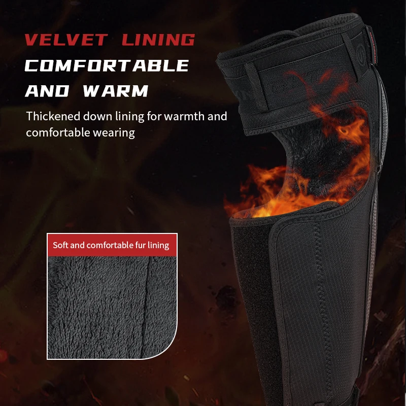 SFK Motorcycle Accessories Knee Protection A Pair Riding Leg Guards Gears Moto Race Equipemt Winter Plush Warm Wear-resistant